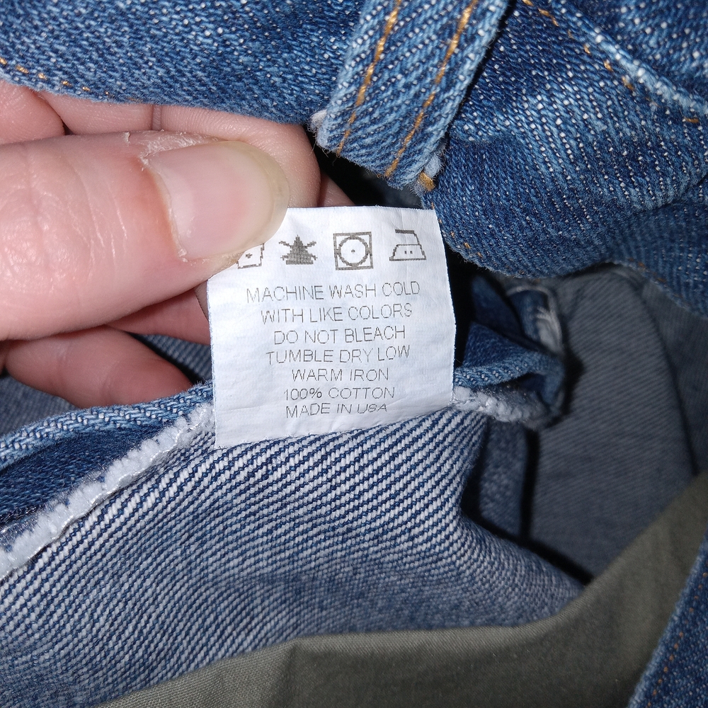 Round House Carpenter Jeans 36x30 Made In USA Blue Denim Work Pants NWT Utility - Picture 5 of 12